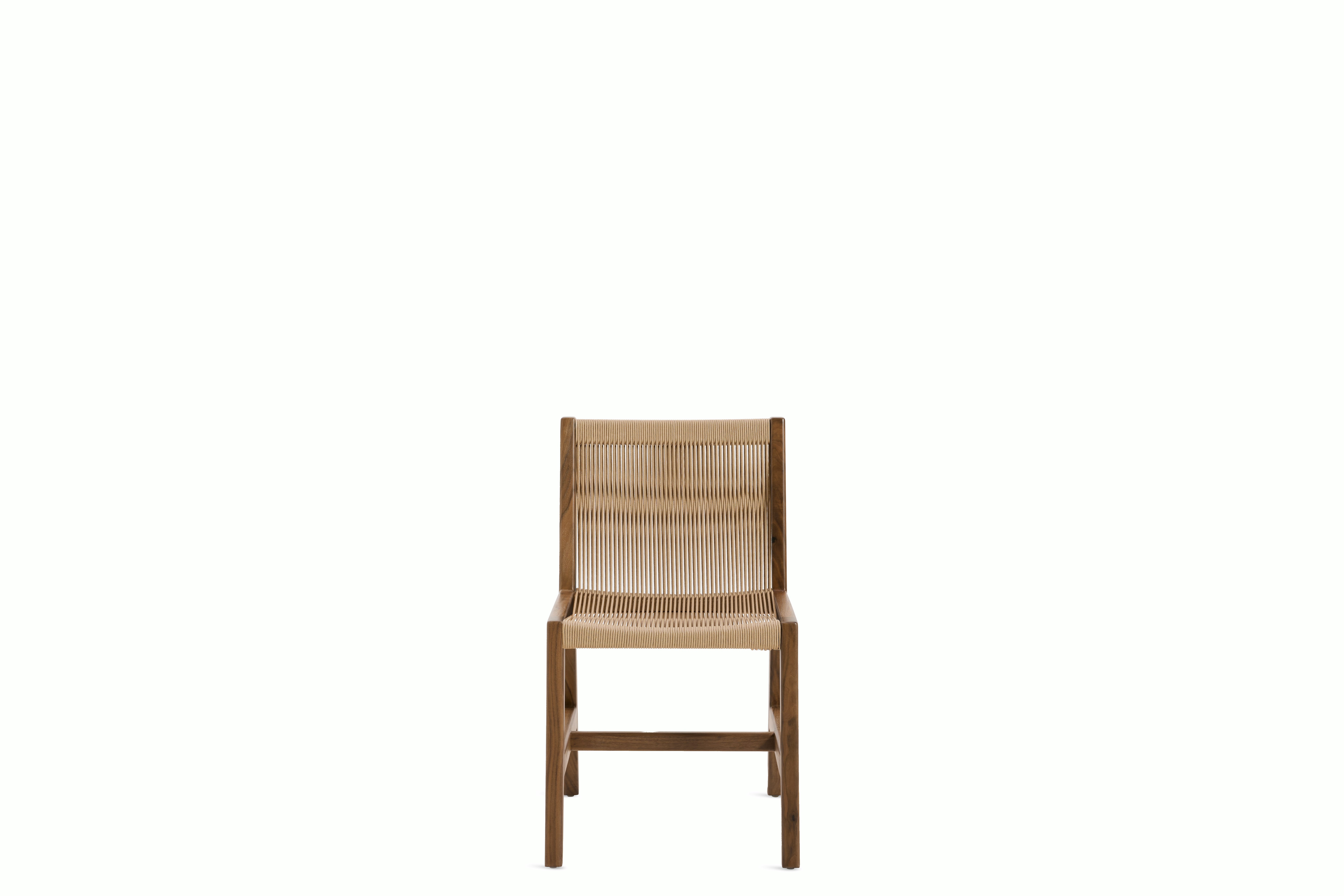 Duet Chair - Walnut,  Taupe