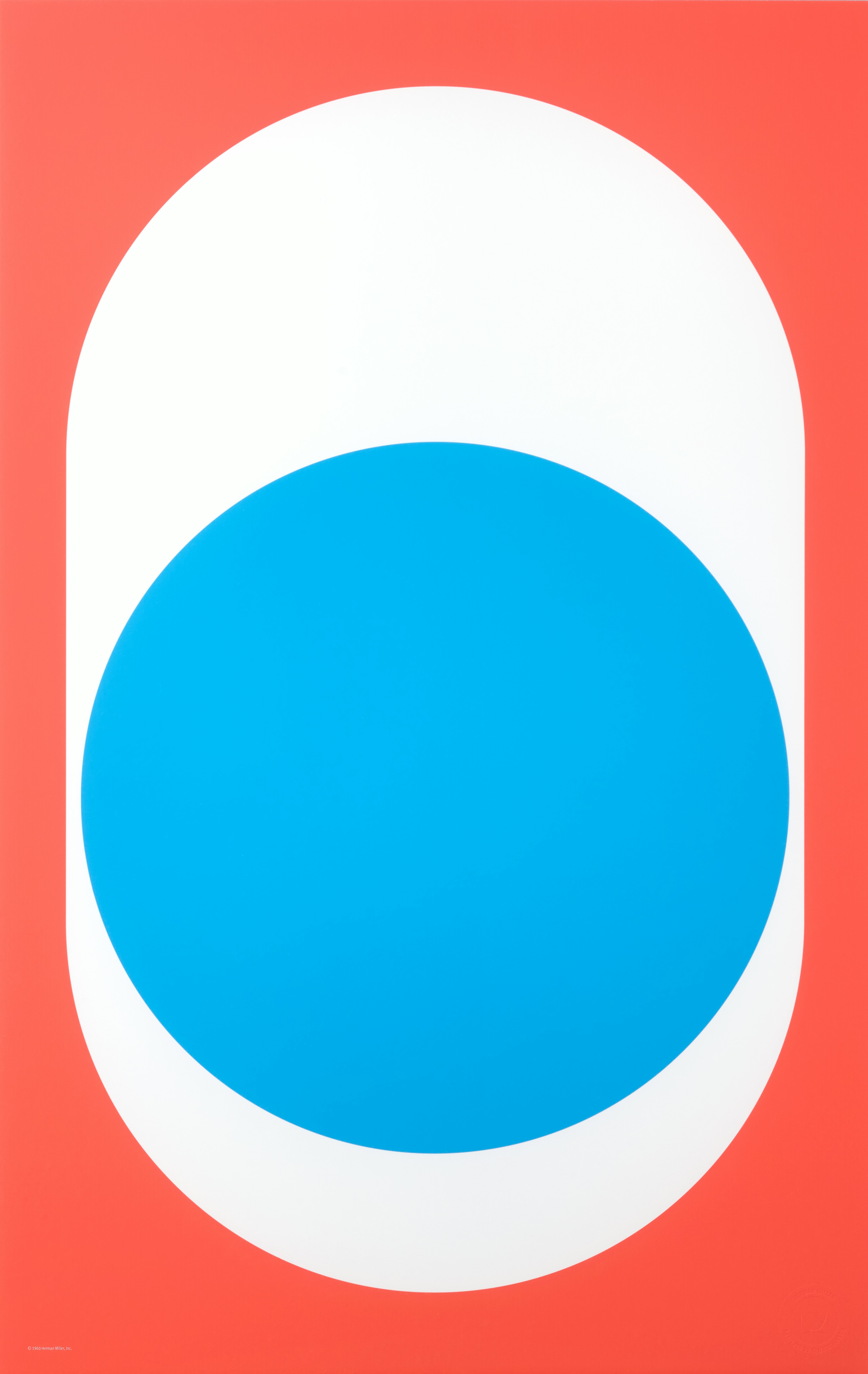 Nelson Pop Art Blue Dot Poster