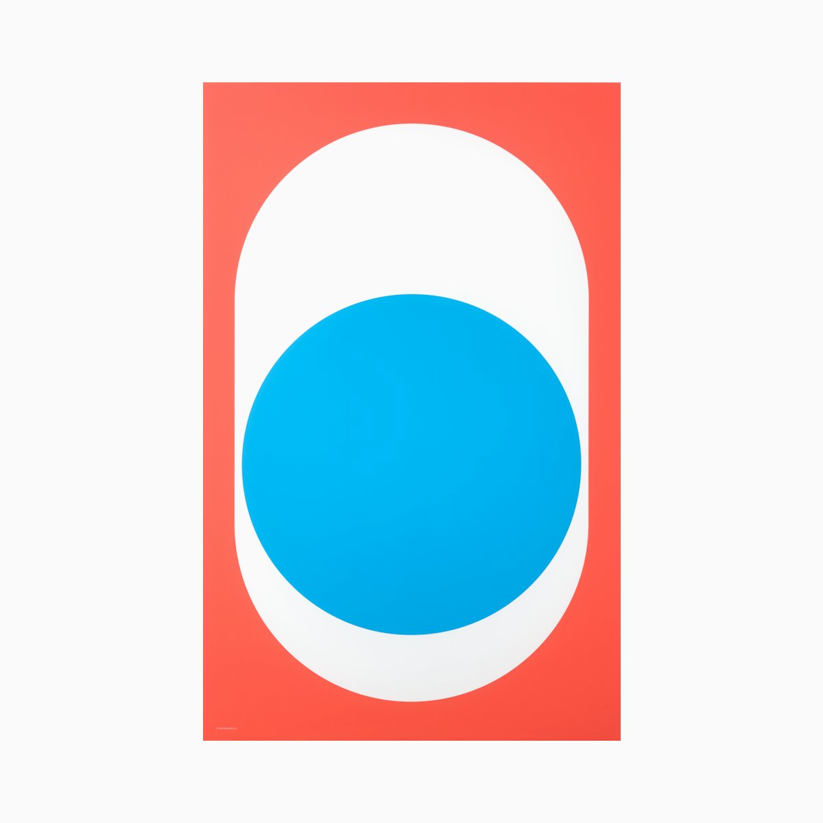 Nelson Pop Art Blue Dot Poster Nelson Pop Art Blue Dot Unframed Poster