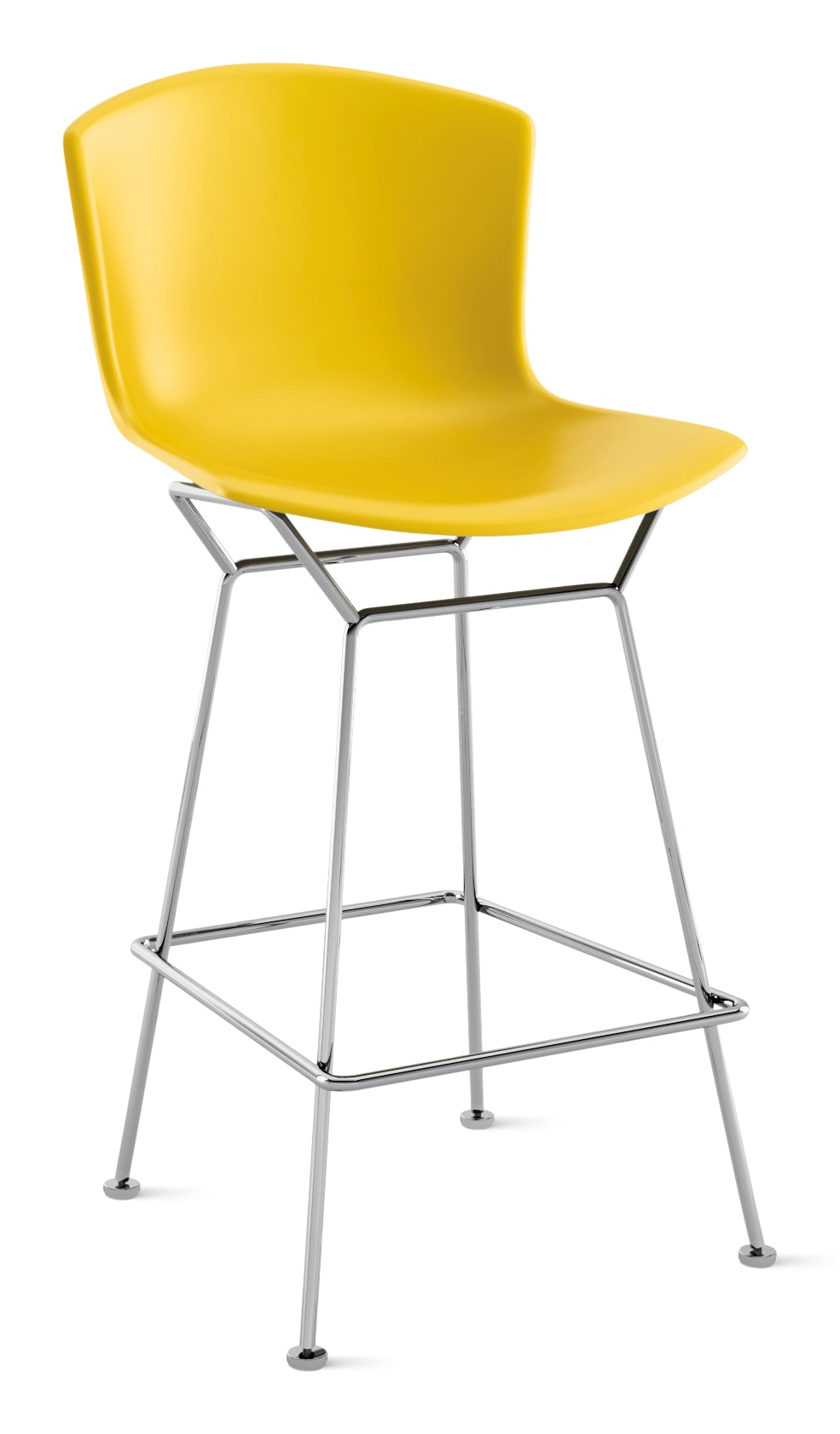 Bertoia Molded Shell Counter Stool