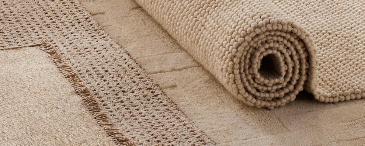 Lattice Handloom Wool Rug