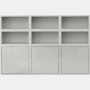 Stacked Storage System - Configuration 9,  Light Grey