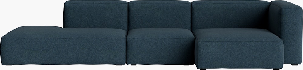 Mags One-Arm Sectional Wide - Right, Pecora, Blue