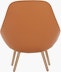 A sand About A Lounge 92 Armchair with high back viewed from the back