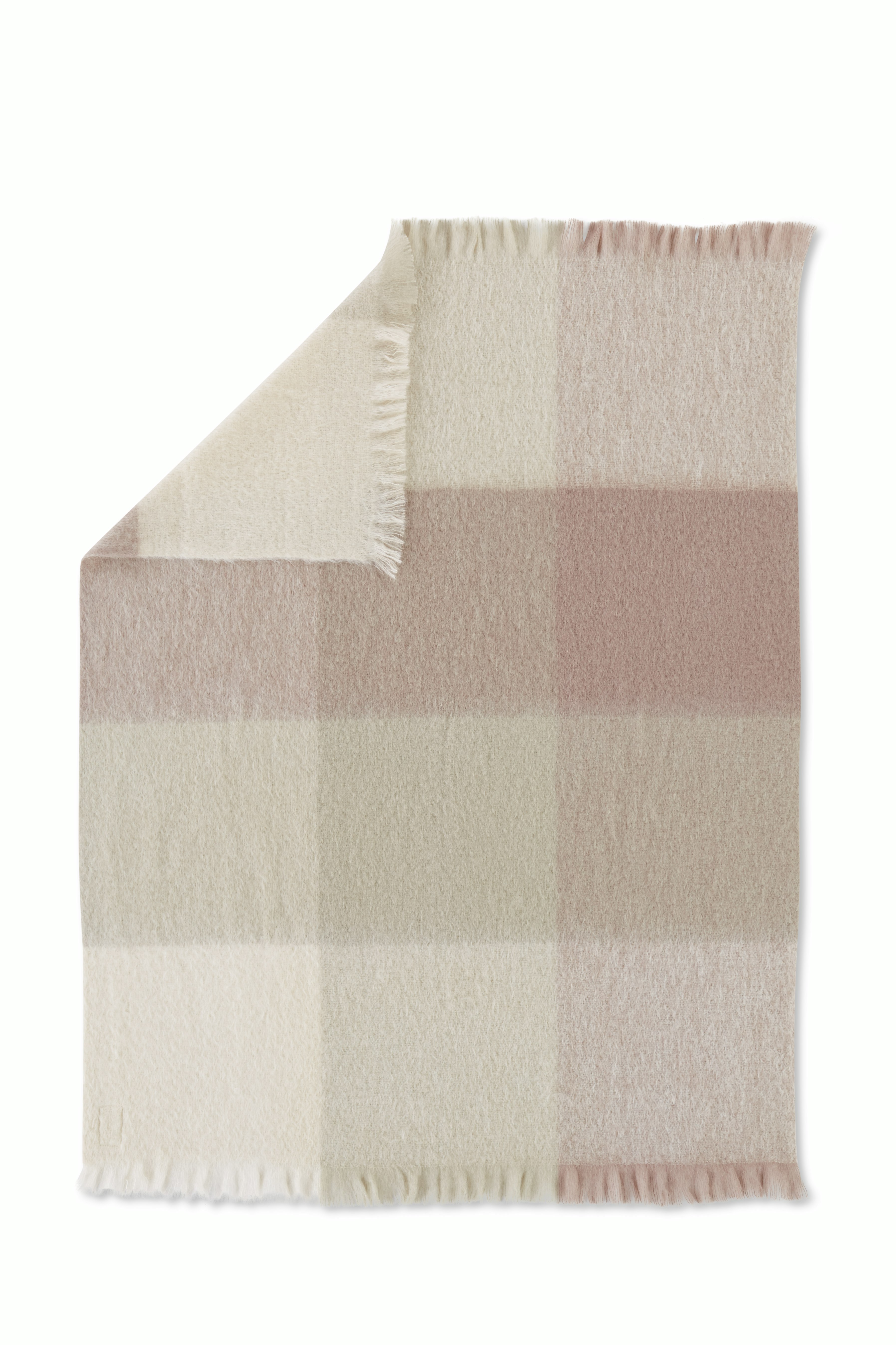 Avoca Colorblock Mohair Throw