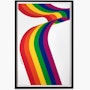 Rainbow Poster Rainbow Framed Poster