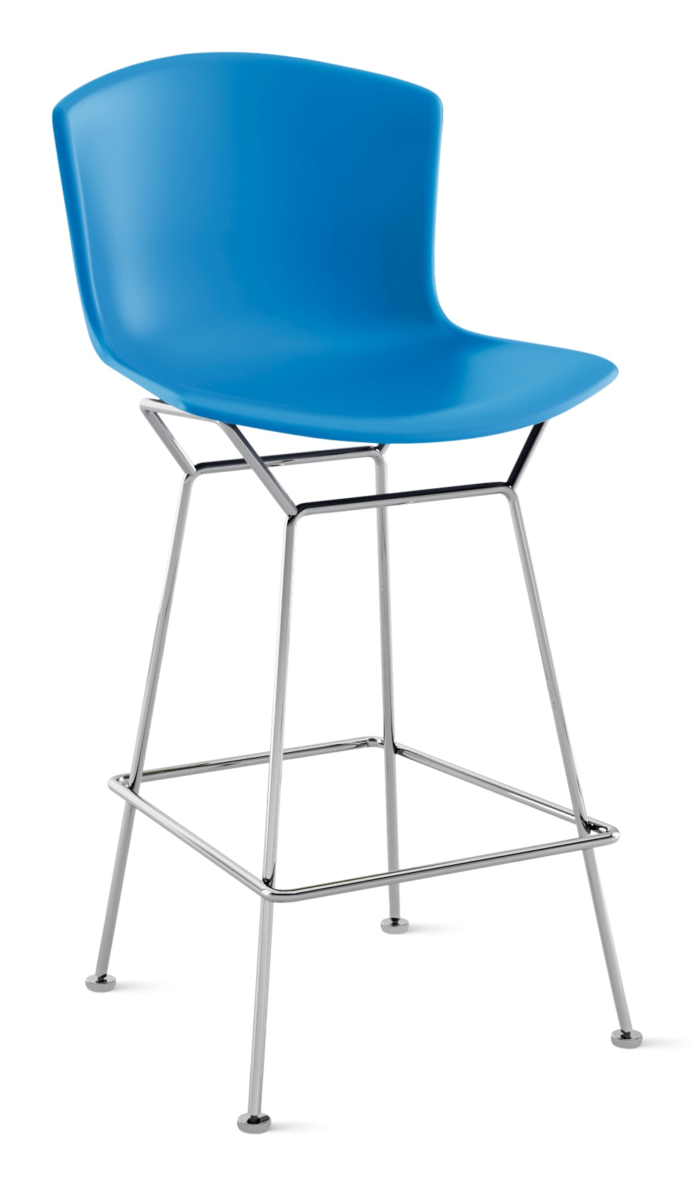 Bertoia Molded Shell Counter Stool