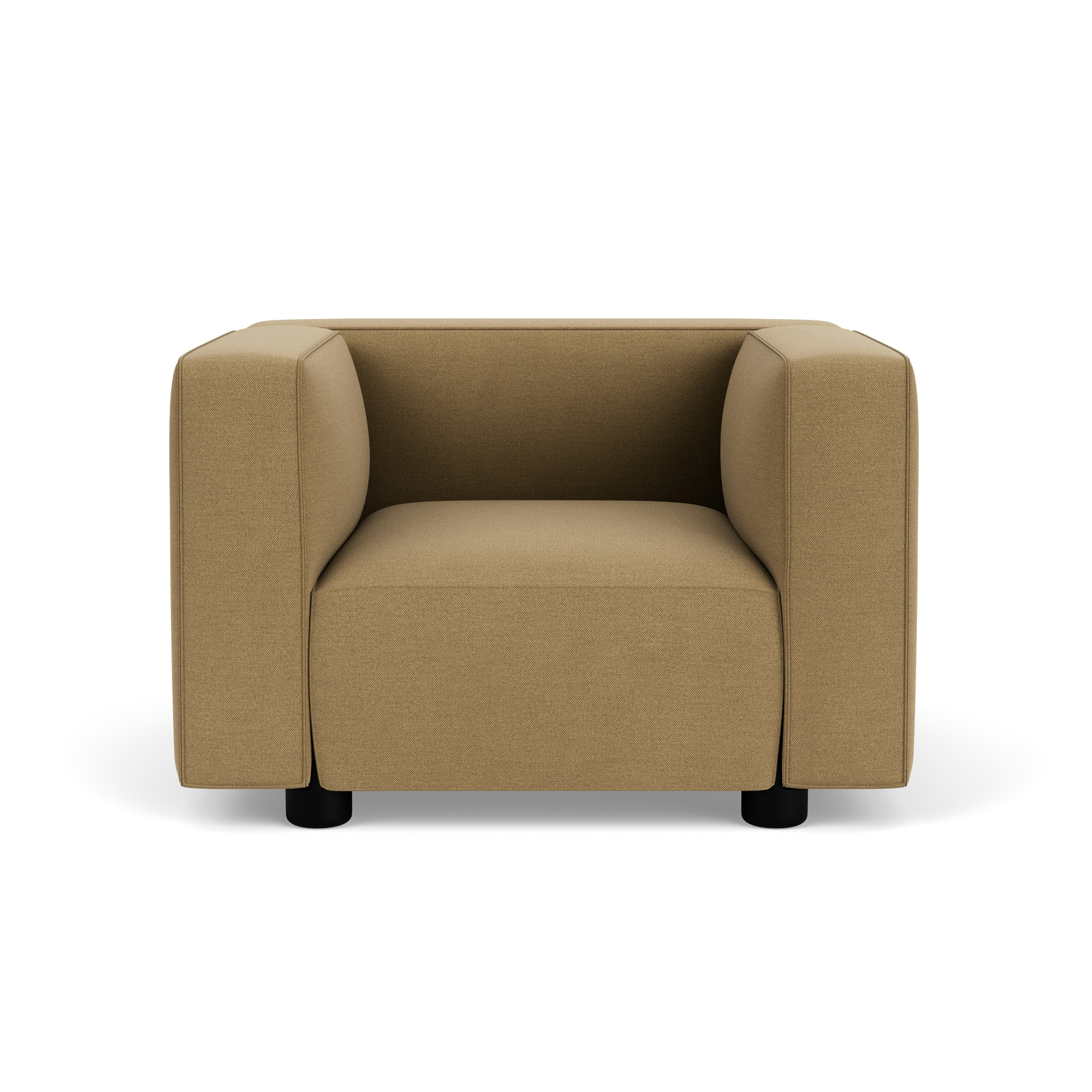 Barber Osgerby Armchair -  Black Lacquer,  Hourglass,  Latte