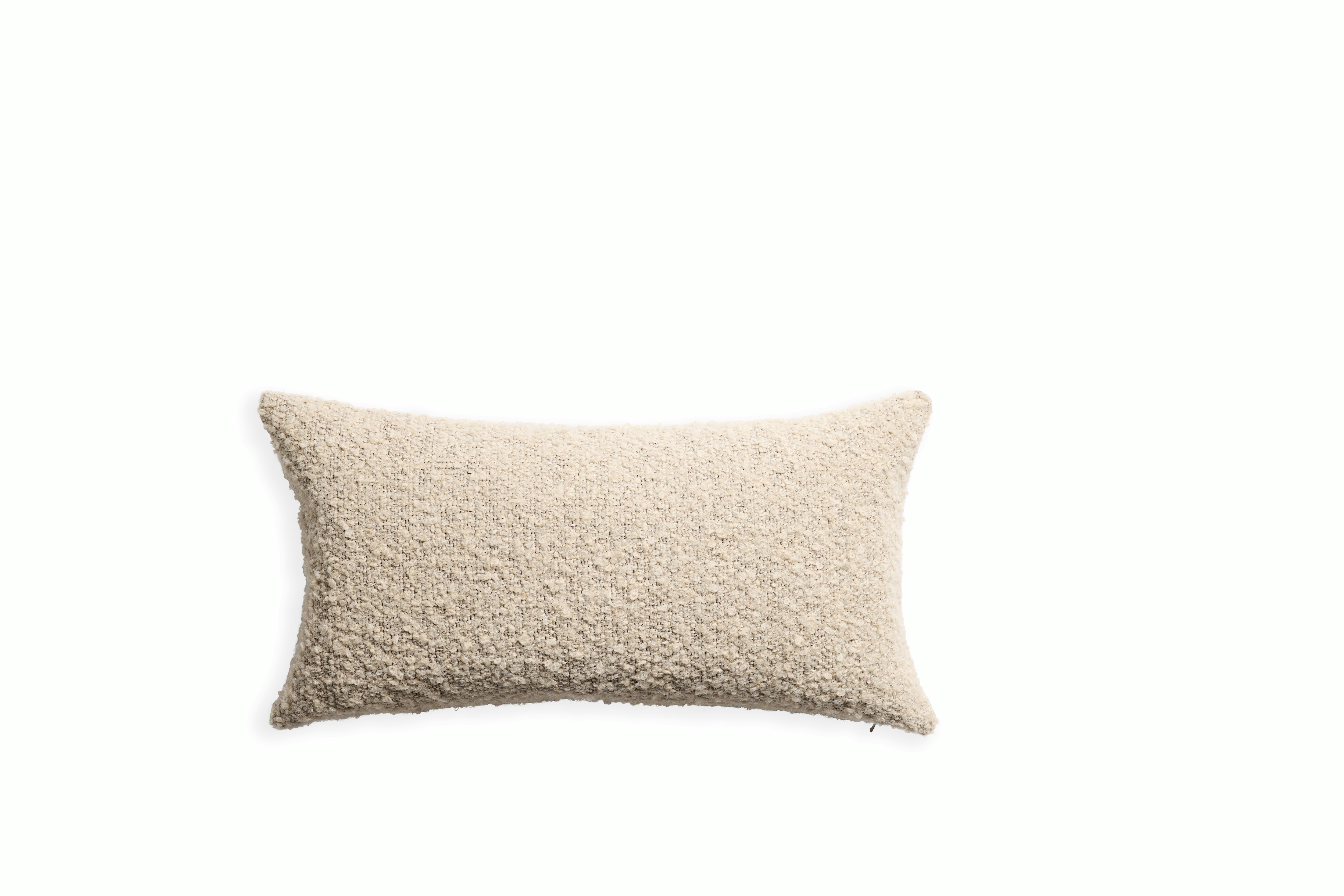 Italian Boucl&eacute; Lumbar Throw Pillow