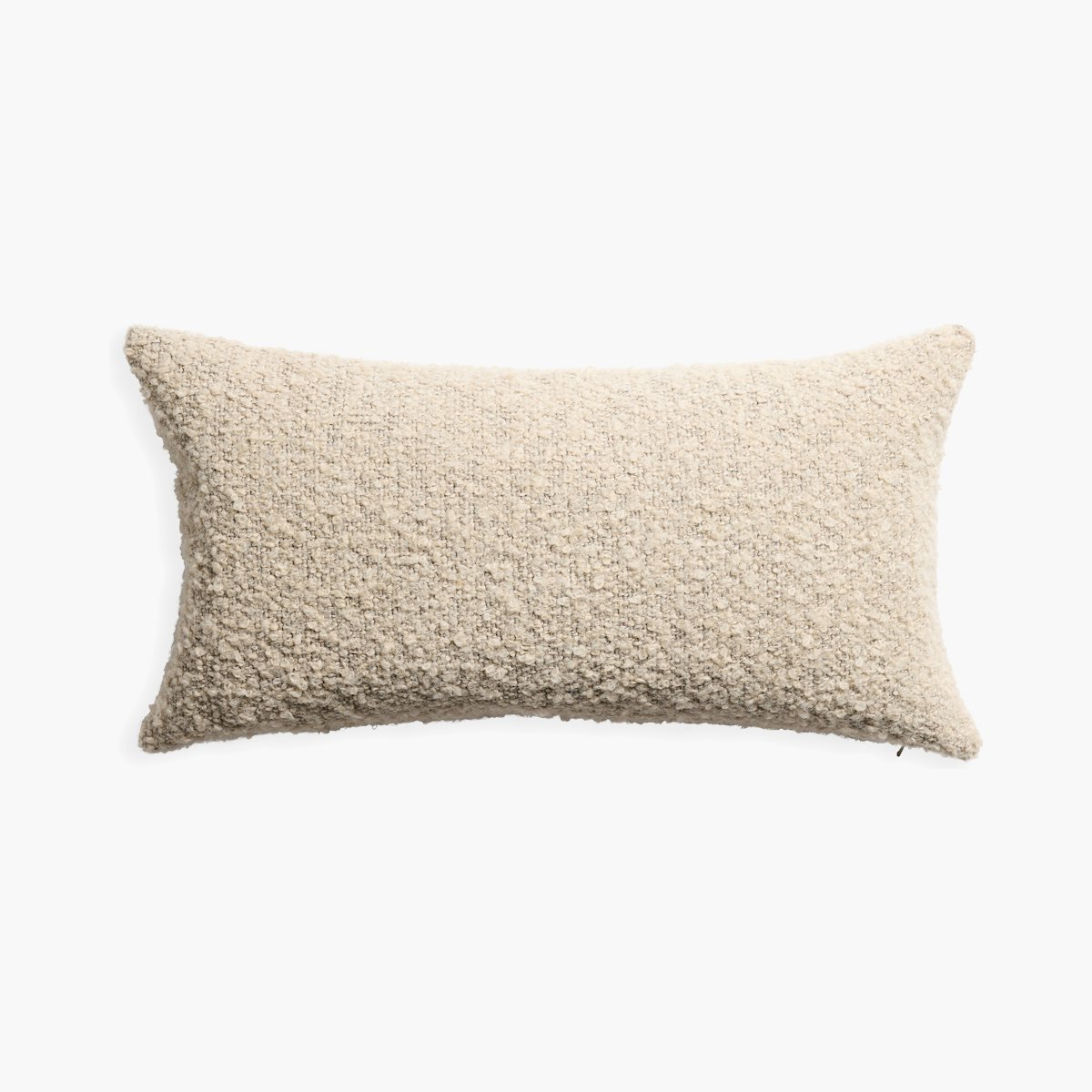 Italian Bouclé Lumbar Throw Pillow