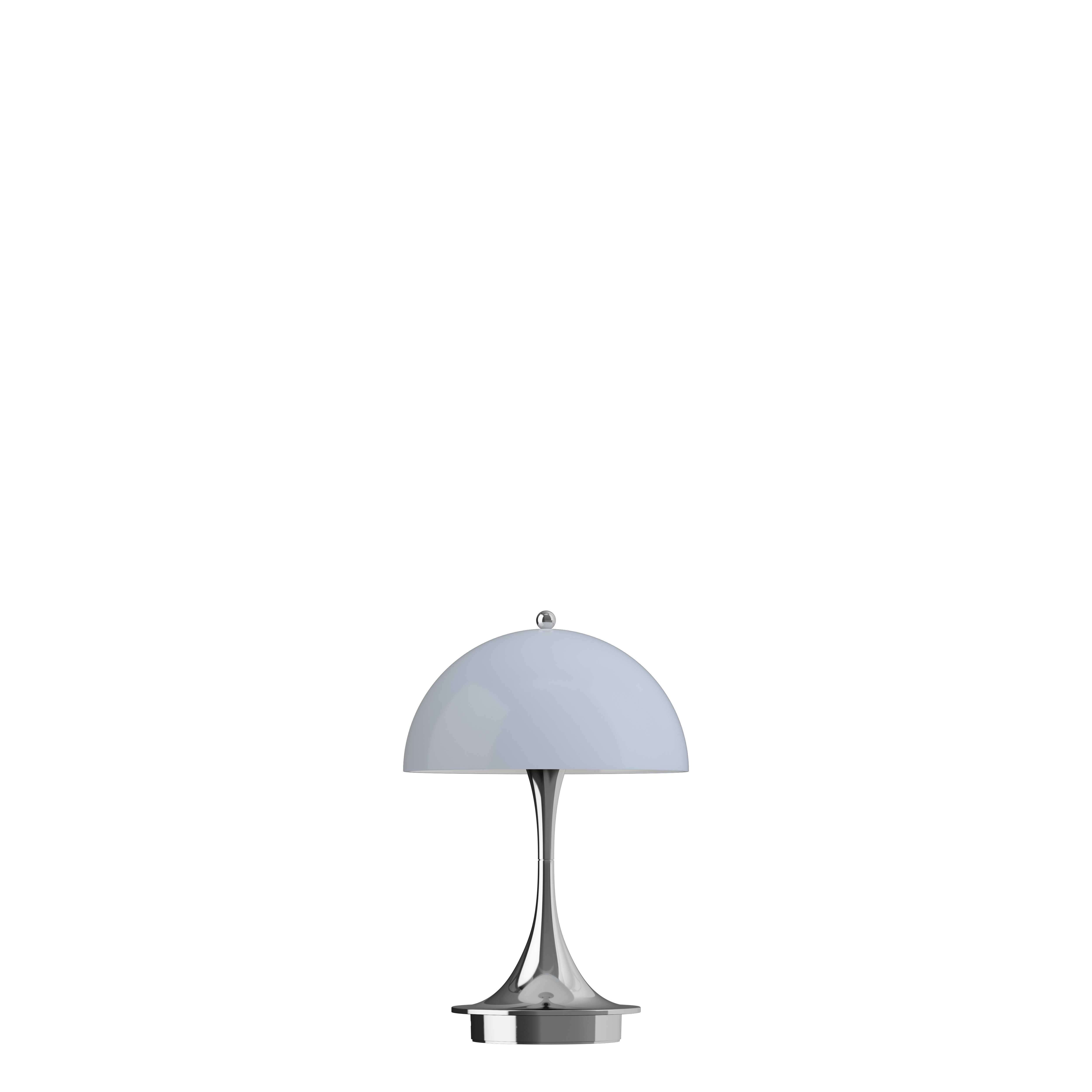 Panthella Portable Lamp - Chrome, Blue Grey, USB