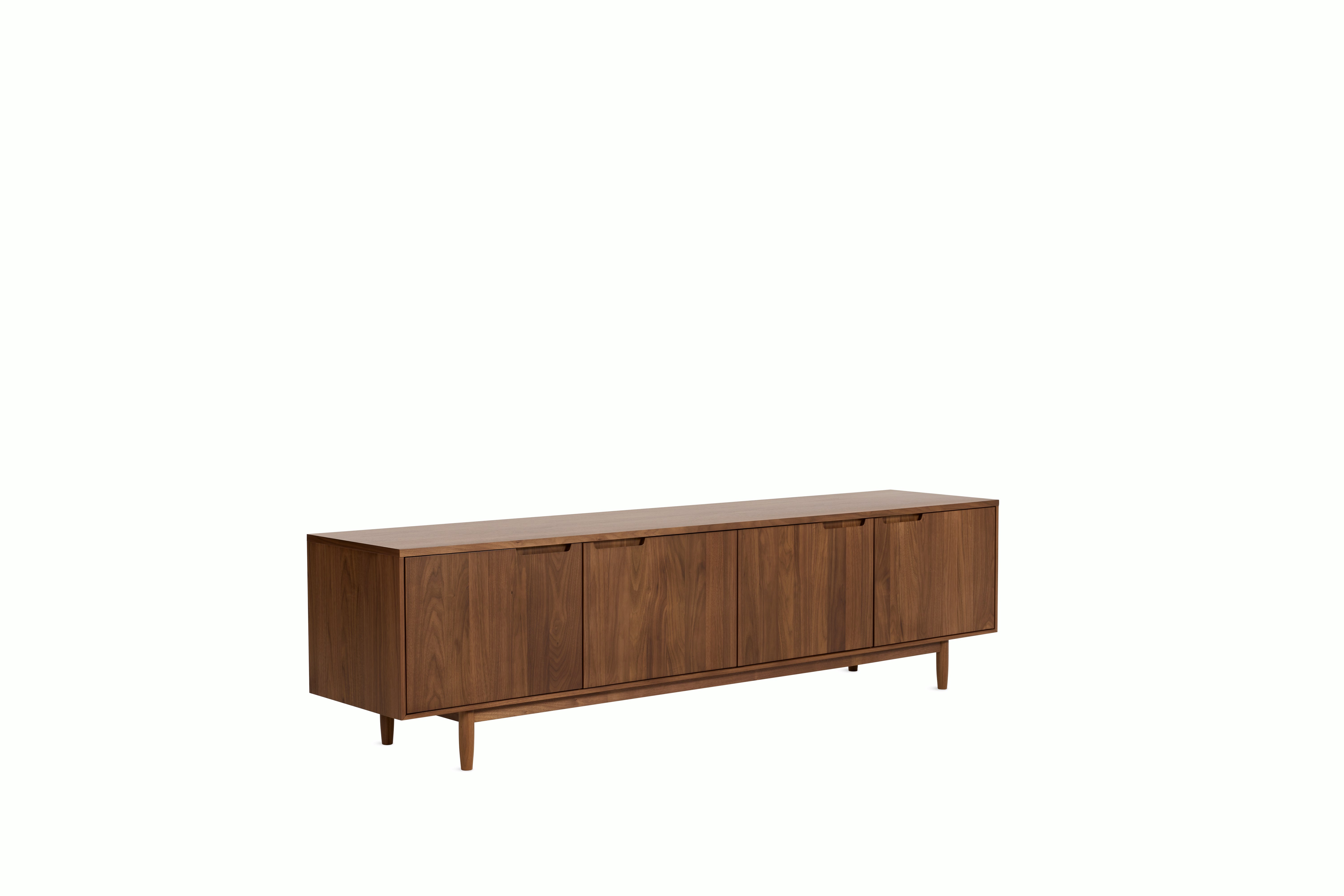 Raleigh Media Unit - 82",  Walnut"