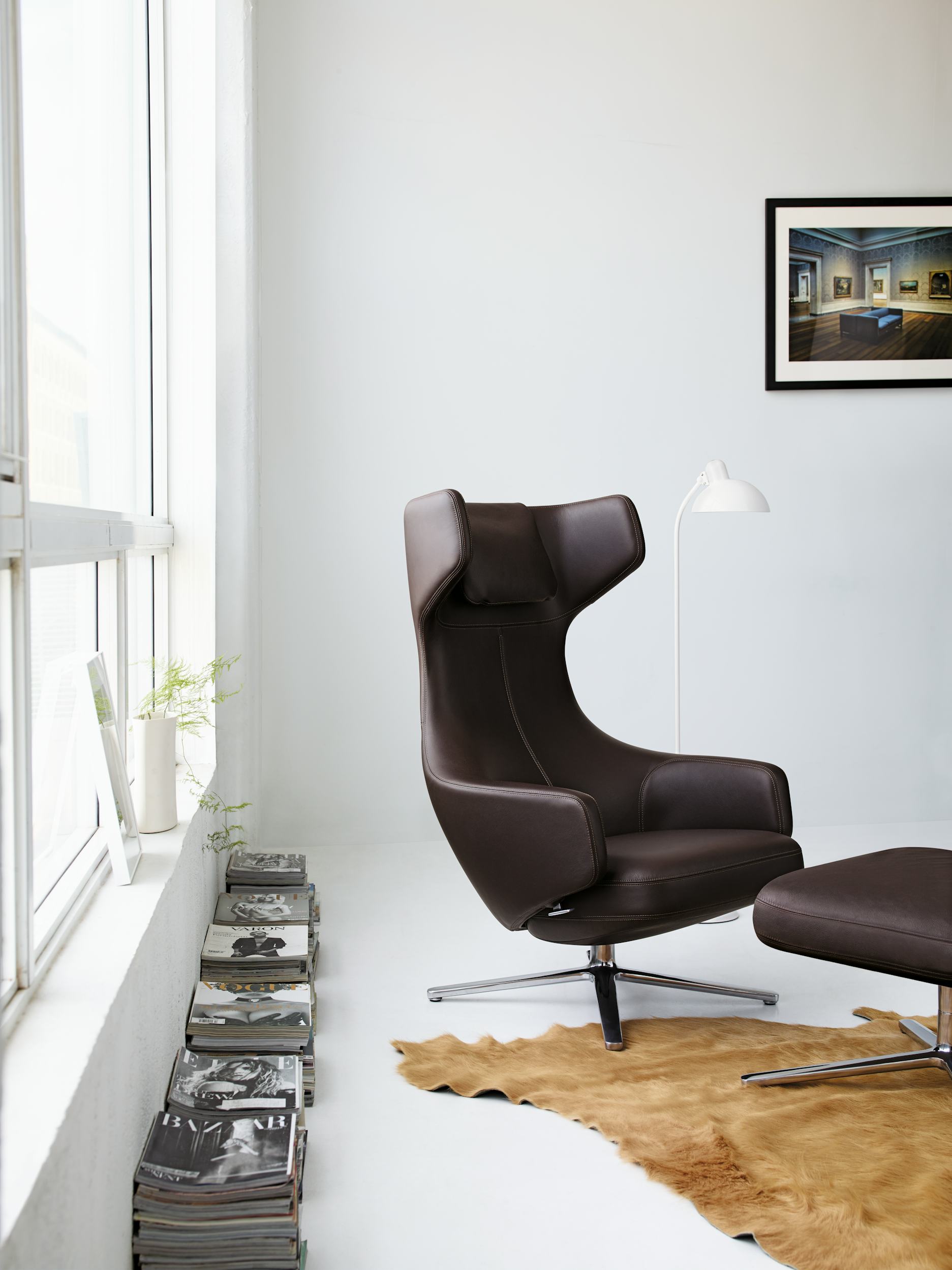 Grand Repos Lounge Chair and Ottoman Design Within Reach