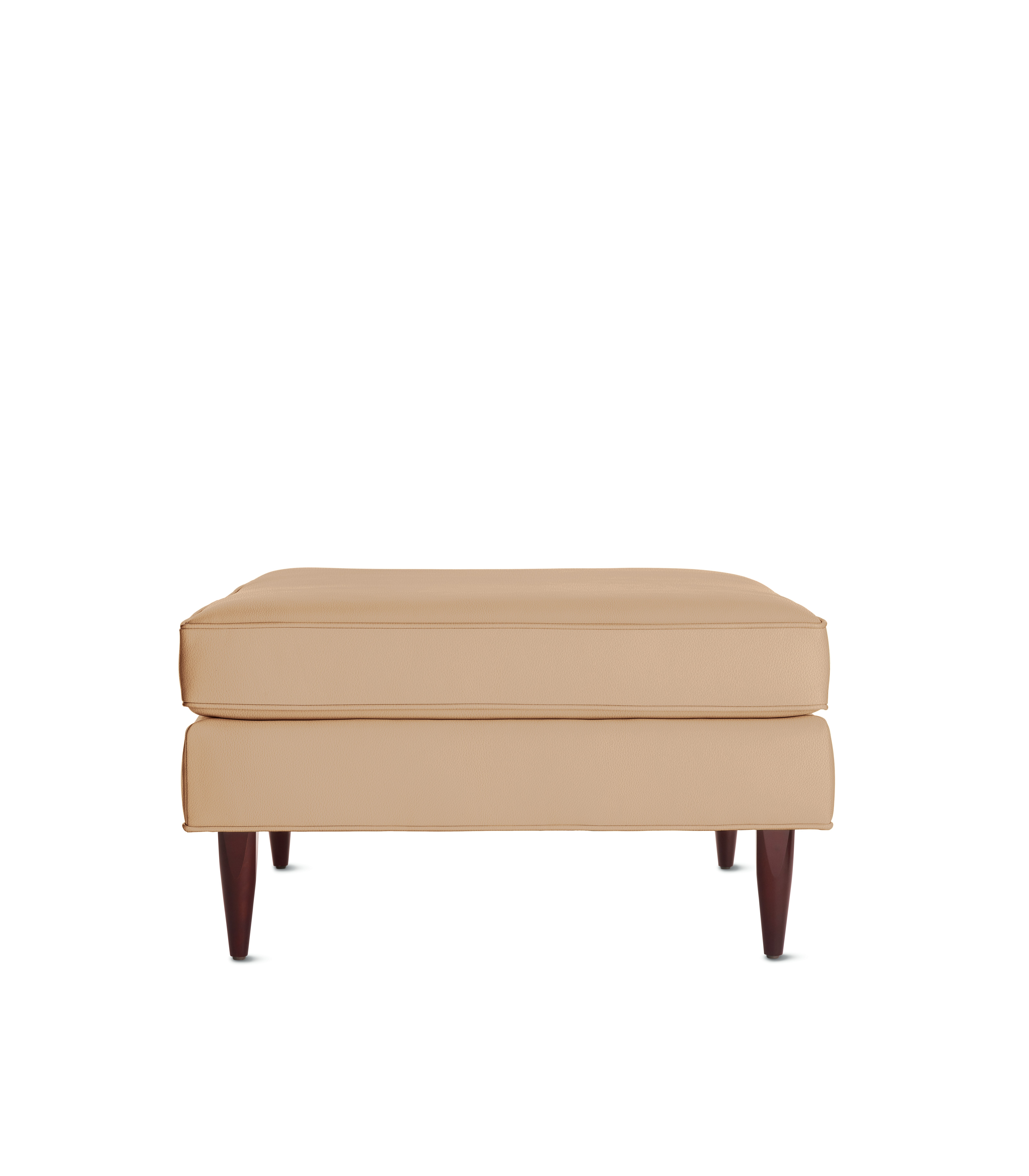 Bantam Cocktail Ottoman, Leather