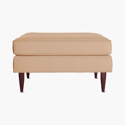 Bantam Cocktail Ottoman, Leather