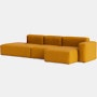 Mags Soft Low Wide Sectional Chaise