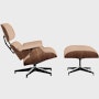 Eames Lounge and Ottoman in Prone and Stow leathers
