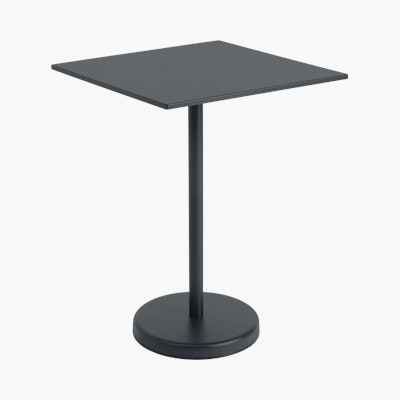 Linear Steel High Table Linear Steel High Square Table