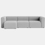 Mags Sectional with Chaise Narrow