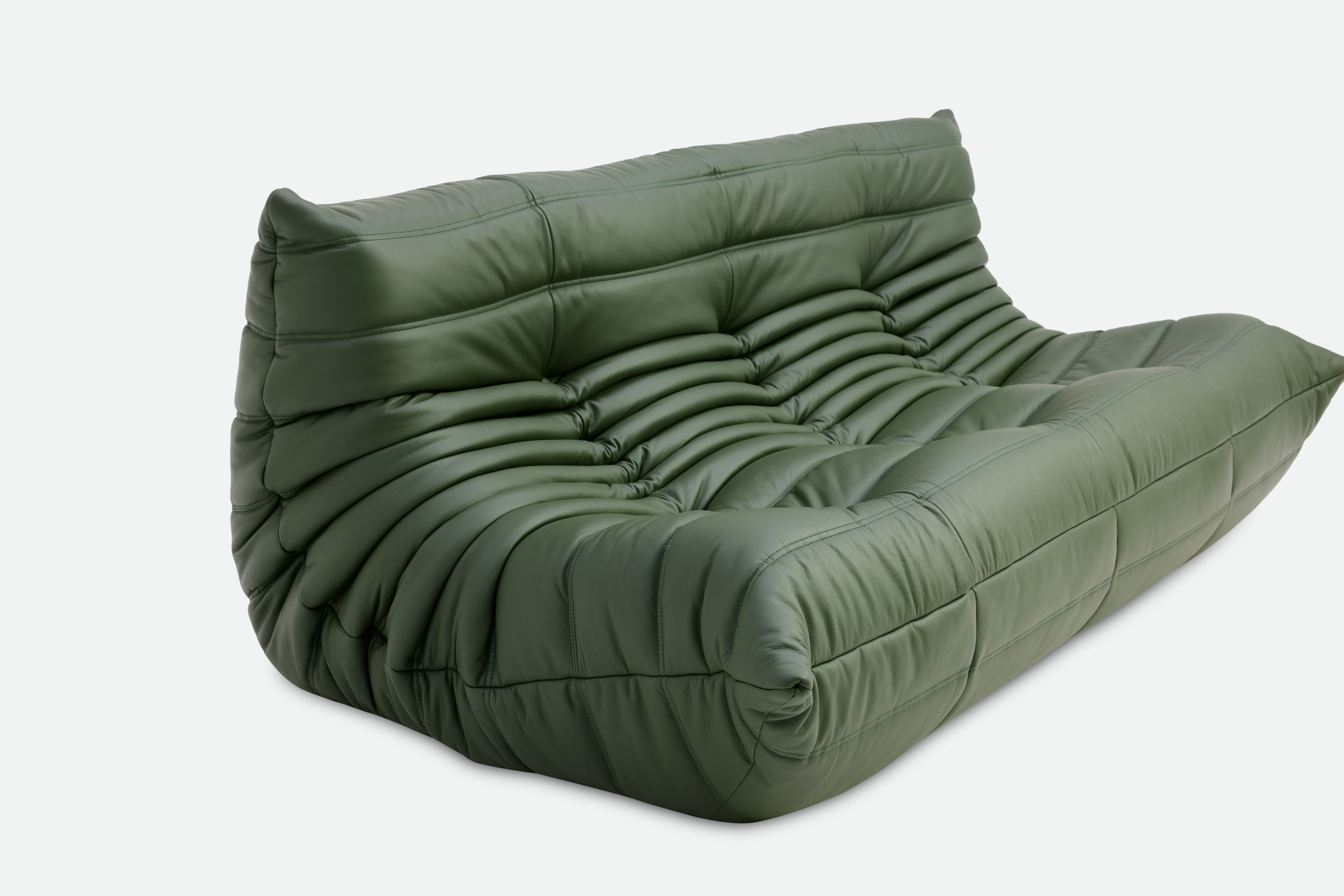 TOGO Sofa - Opera Leather,  olive