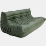 TOGO Sofa - Opera Leather,  olive