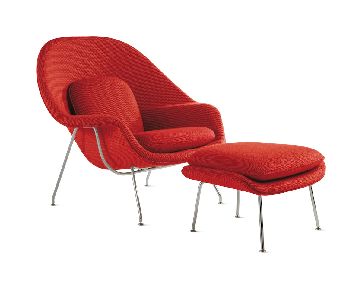 Womb Chair and Ottoman, Standard