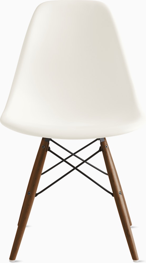 Eames Molded Plastic Dowel-Leg Side Chair (DSW)