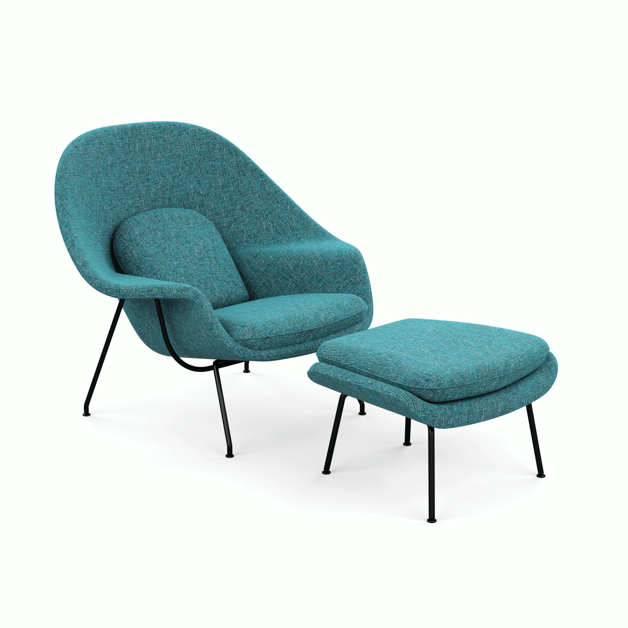 Womb Chair and Ottoman