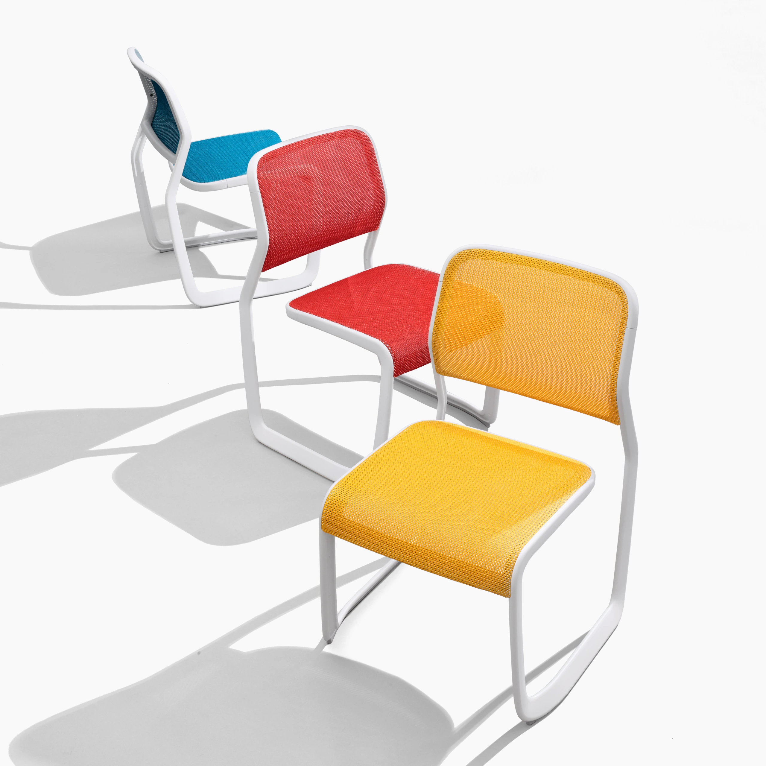 Marc Newson Aluminum Chair Side Chair Stacking Chair