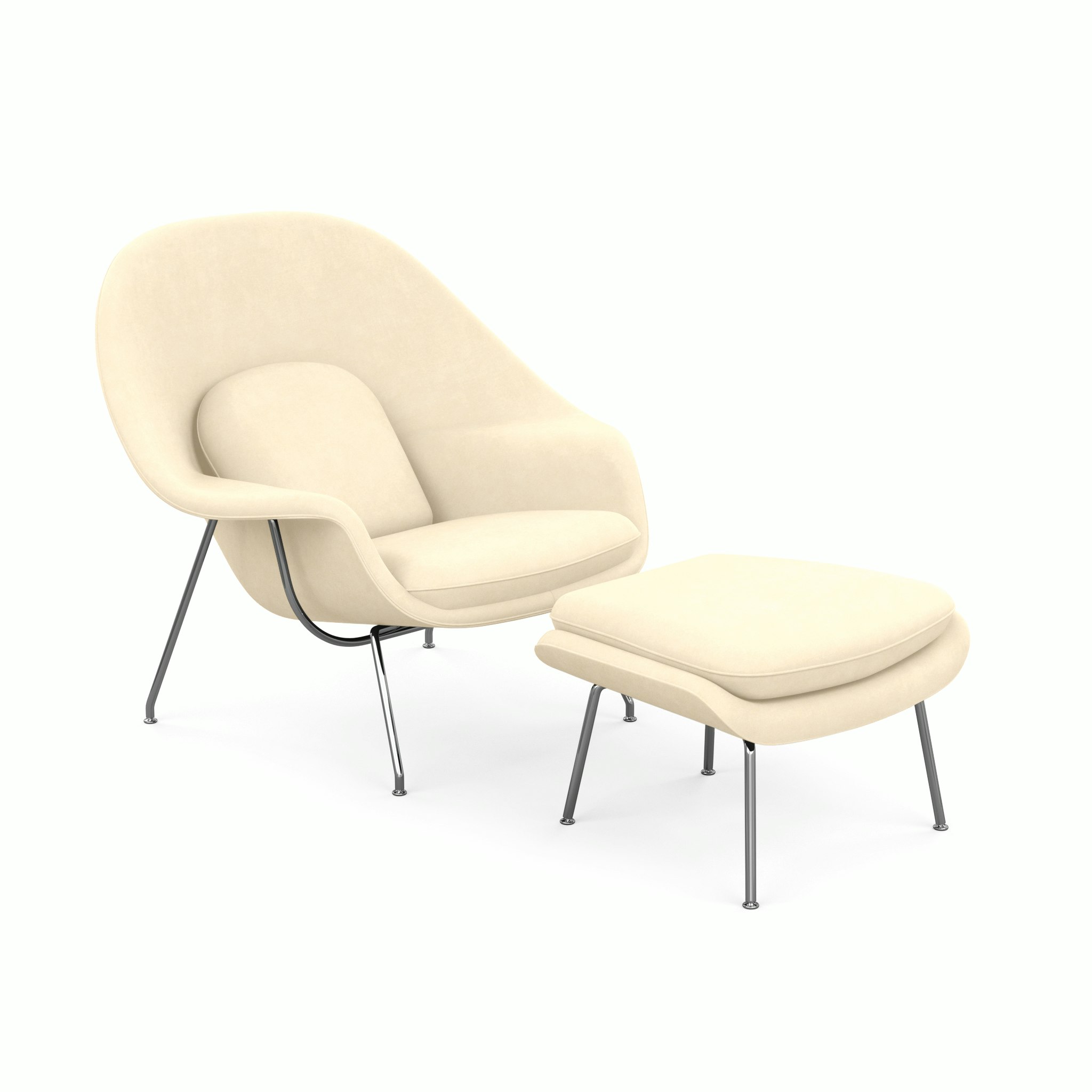 Womb Chair and Ottoman
