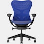 Mirra 2 Chair in Graphite with Ultramarine Butterfly Suspension