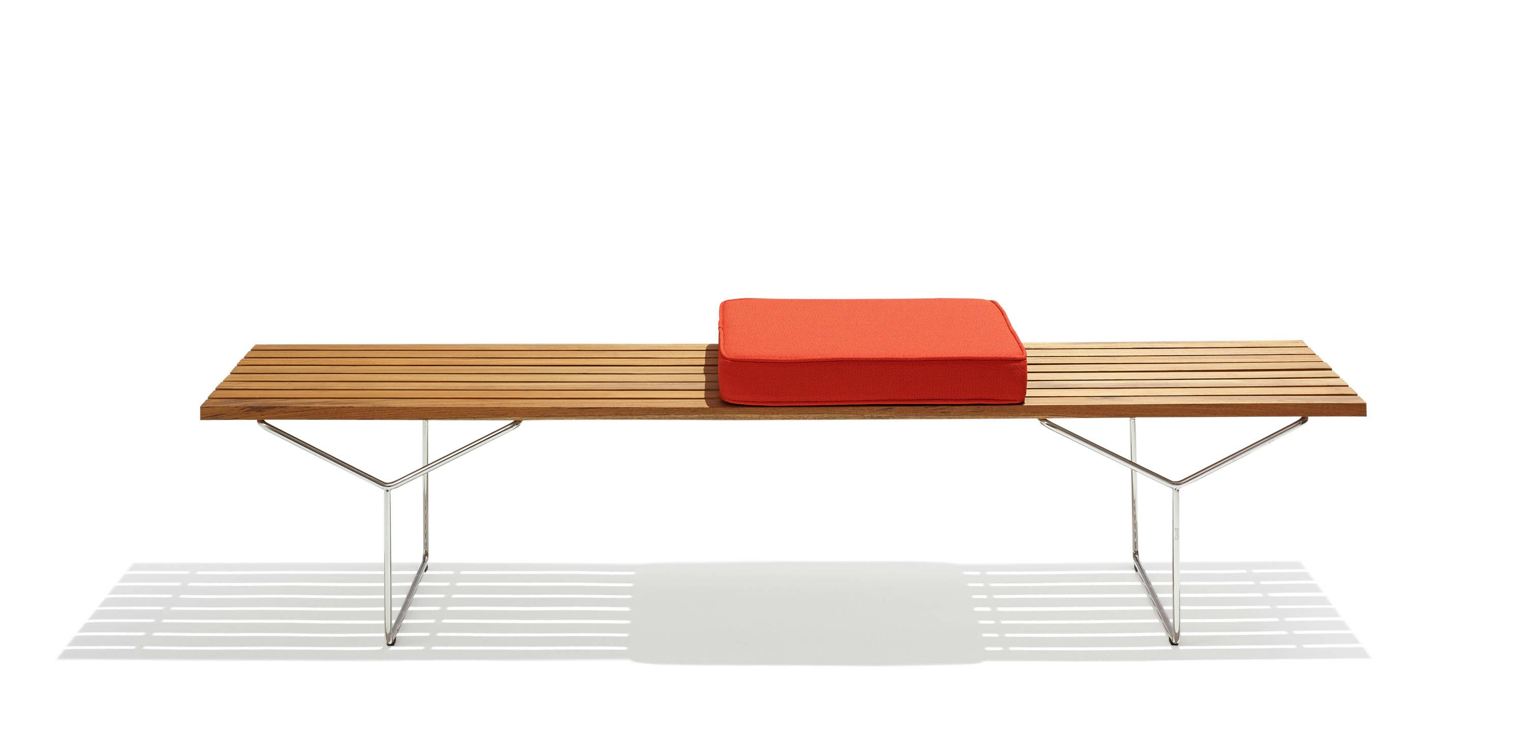 KnollStudio Teak Wood Bertoia Bench