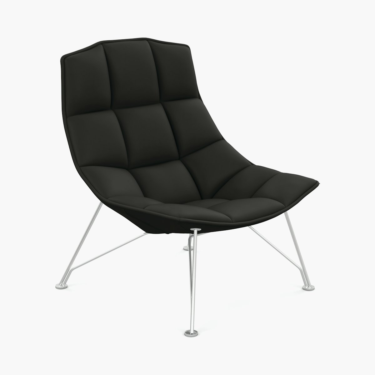 Jehs and Laub Lounge Chair, Leather