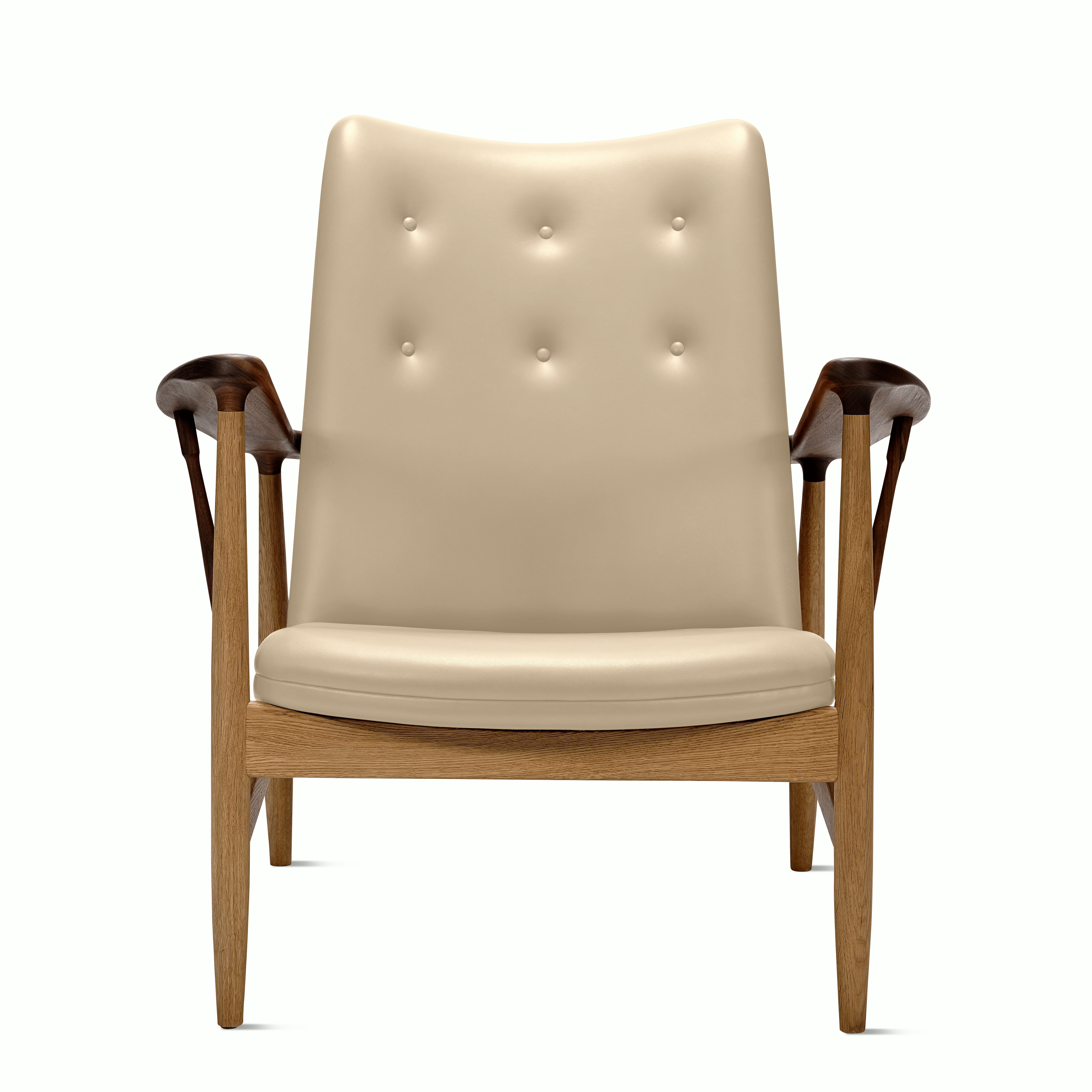 Kettelhut Chair in Prestige Leather Cream