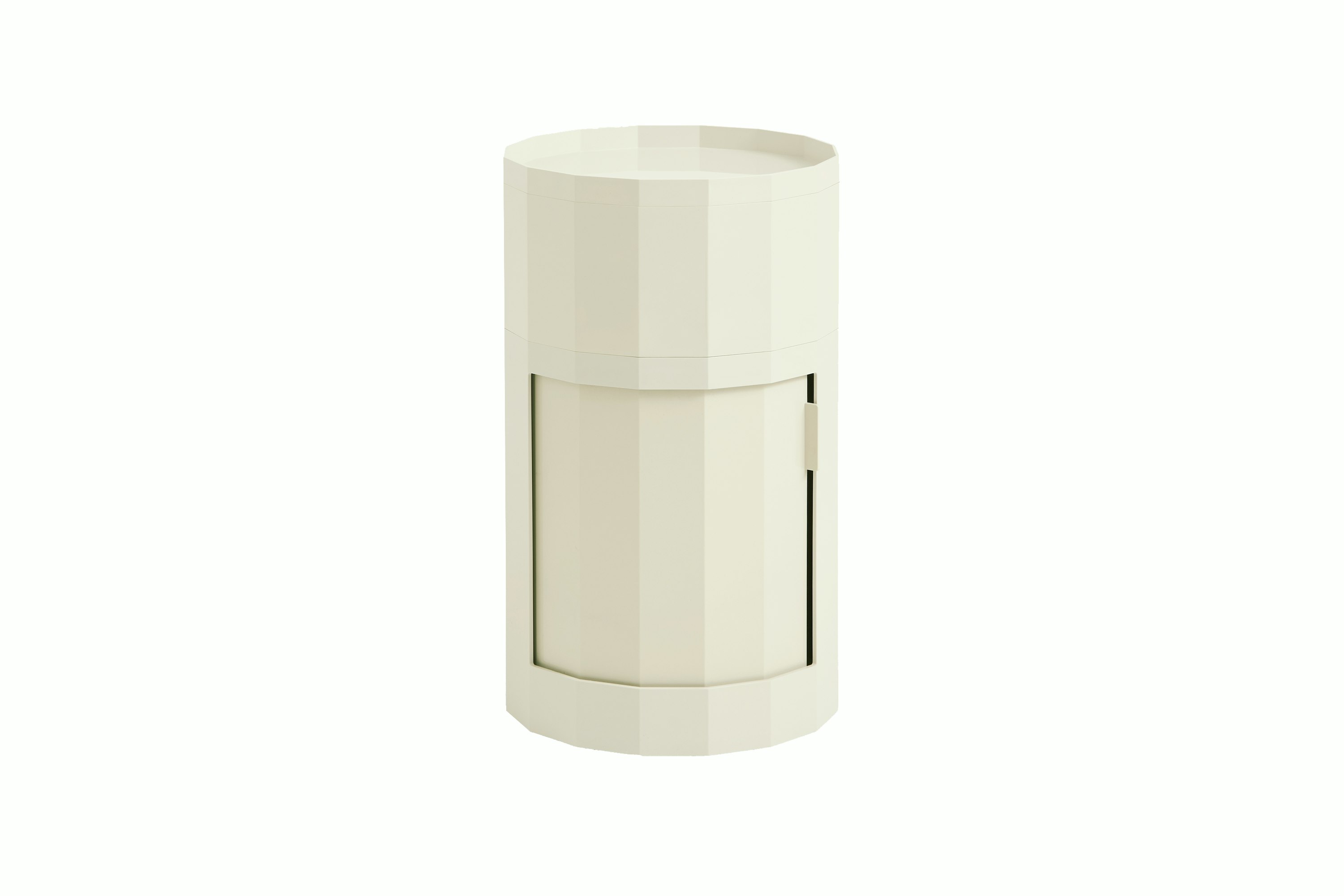 Facet Storage Cabinet - Tall, Eggshell
