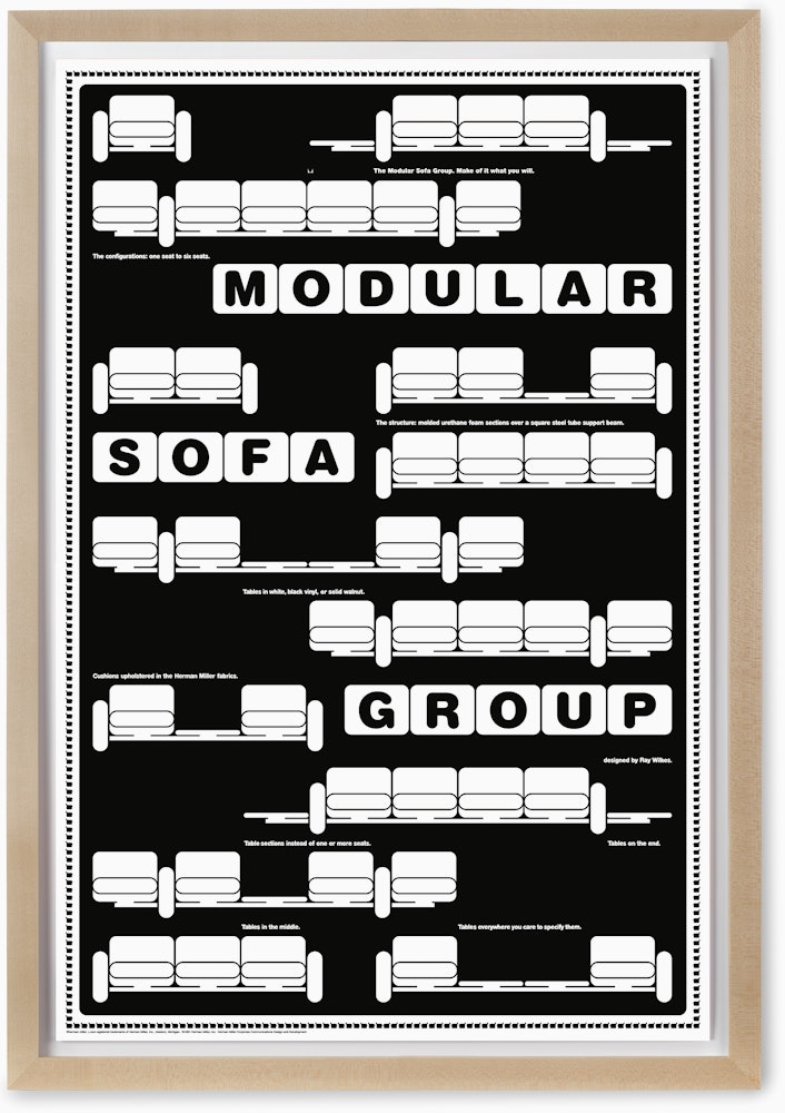 Modular Sofa Group By Barbara Loveland - Framed,  Maple