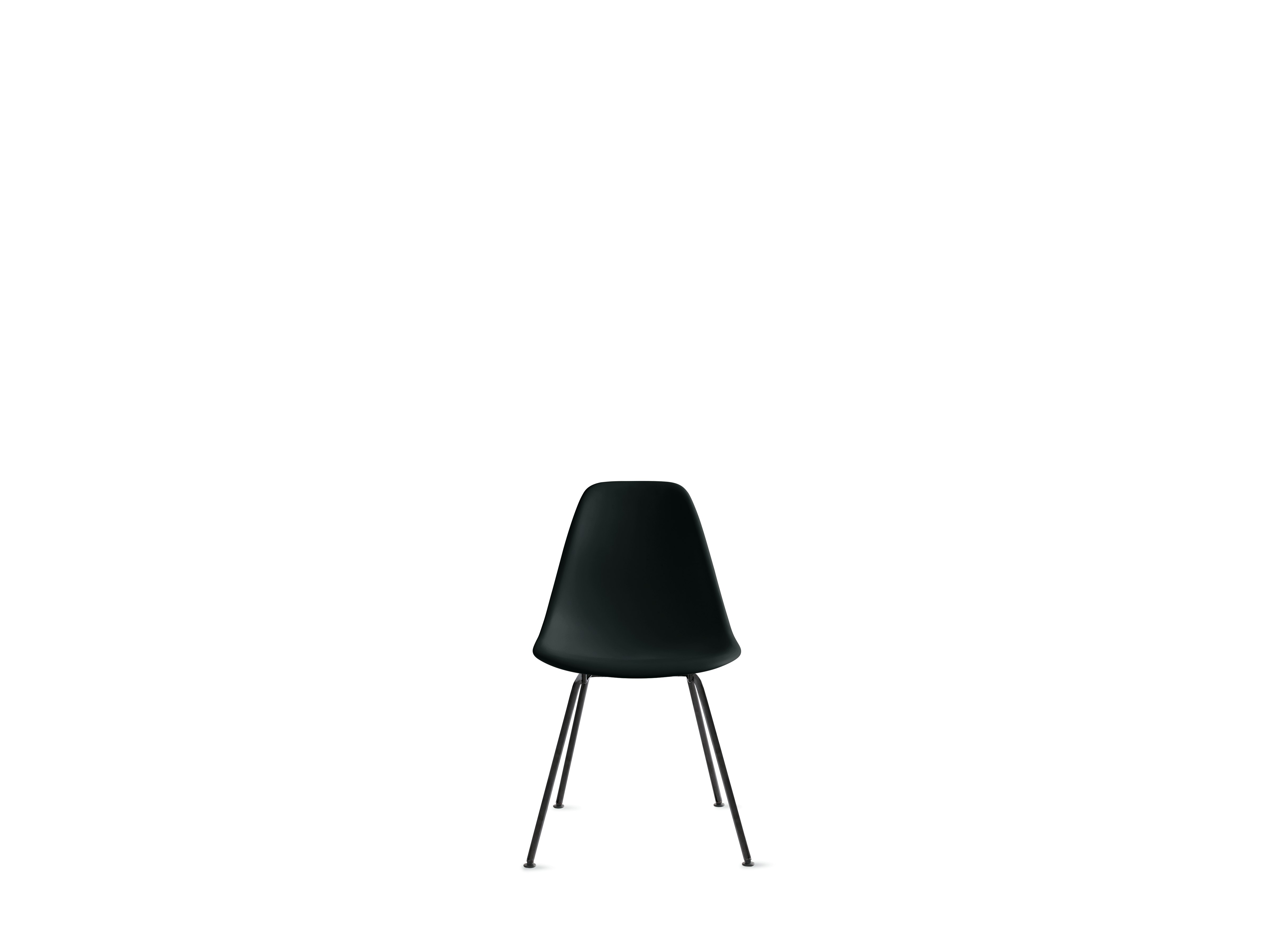 Eames Molded Plastic 4-Leg Side Chair (DSX)