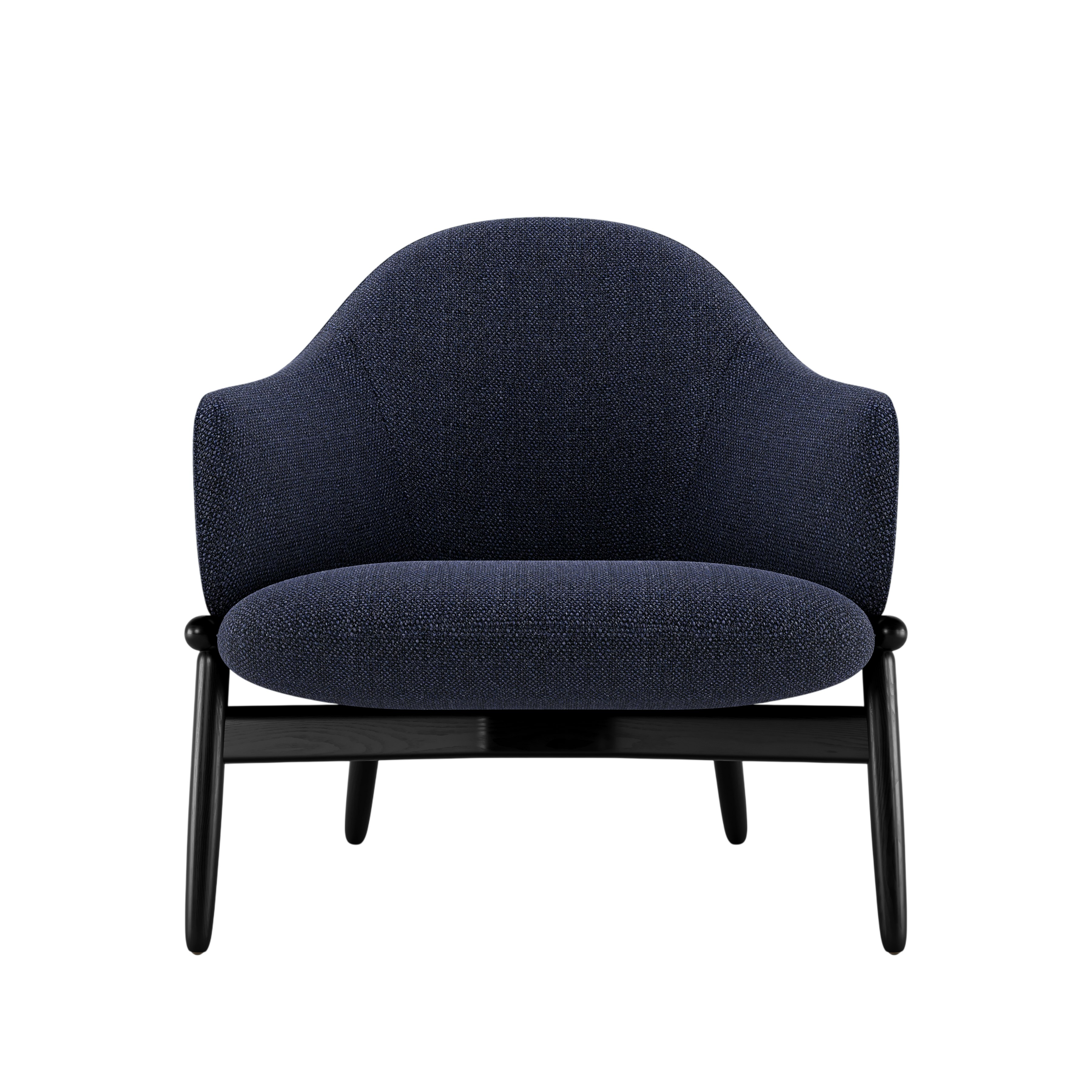 ReFrame Lounge Chair - Mid Back,  Capri,  Ink,  Ebony Ash