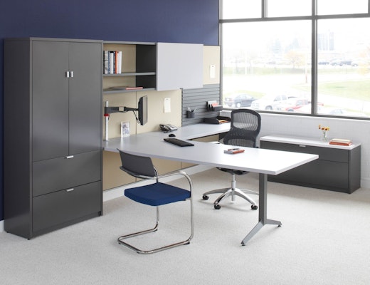 Dividends Horizon Dividends Horizon wall mounted private office with Generation by Knoll