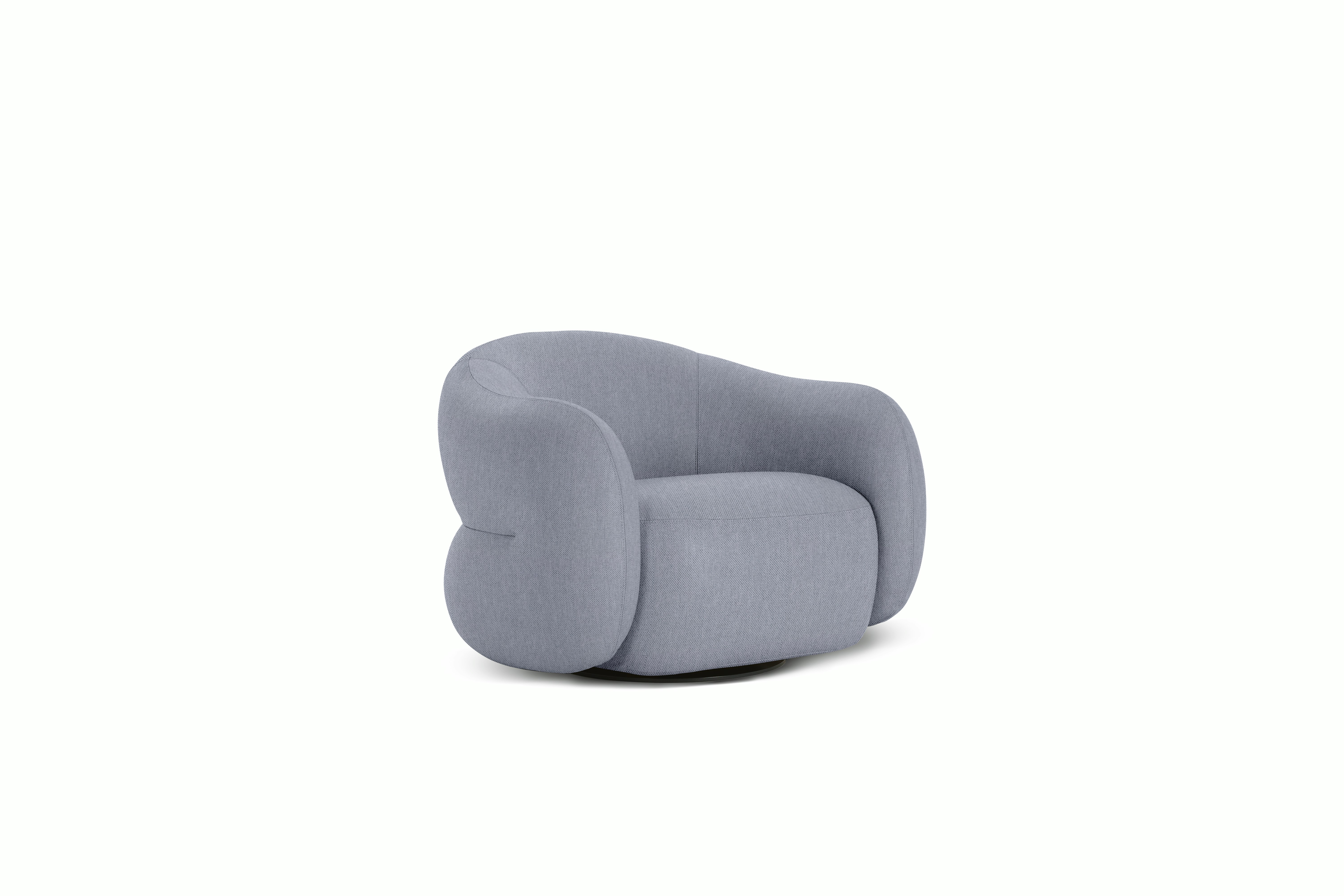 Soffi Swivel Chair, Fabric