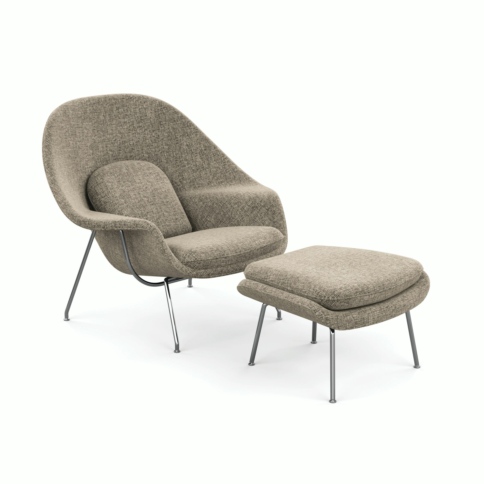 Womb Chair and Ottoman