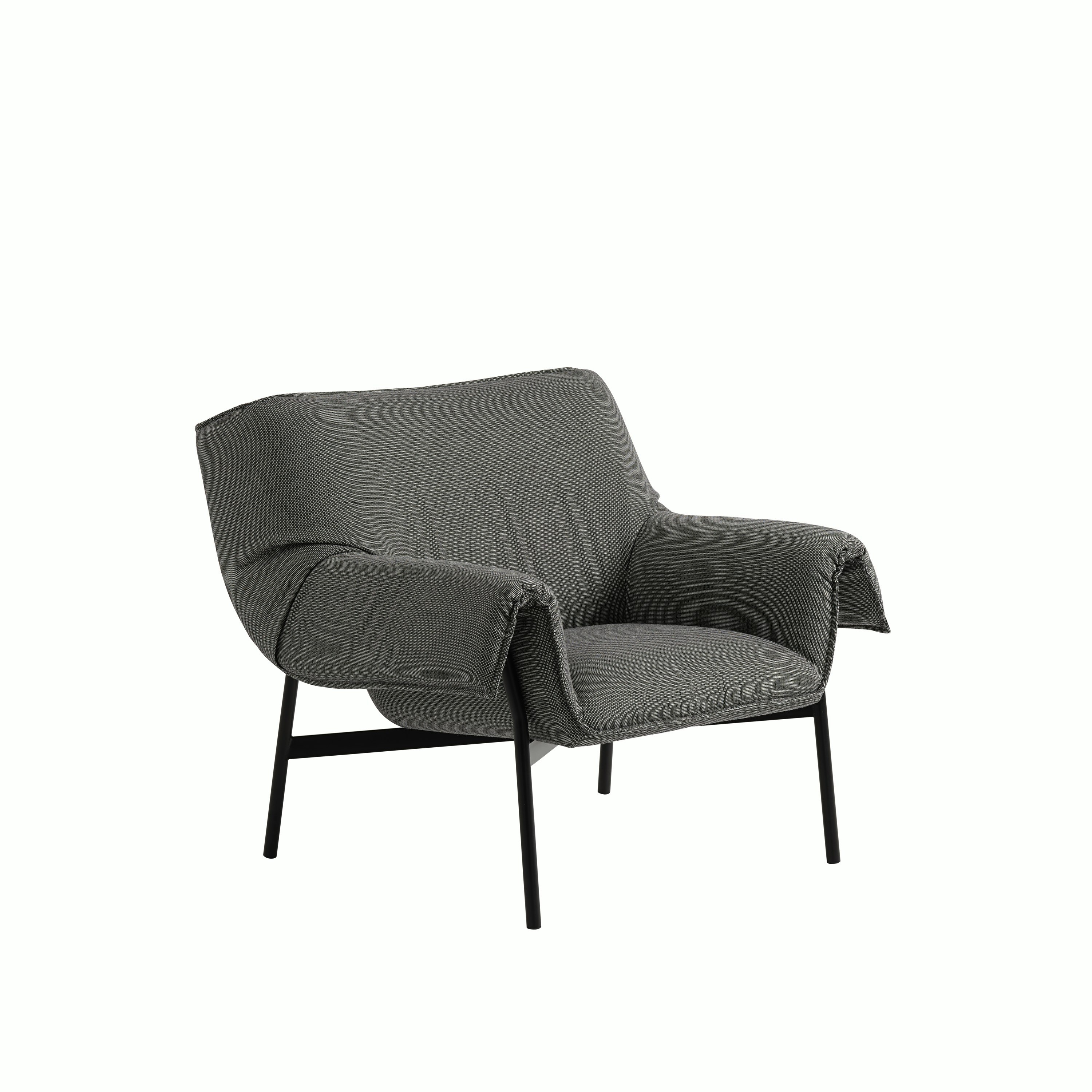 Wrap lounge chair black sabi 151 Muuto hi res
