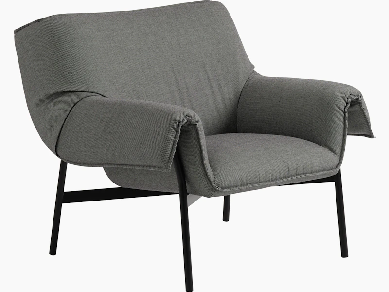 Wrap lounge chair black sabi 151 Muuto hi res
