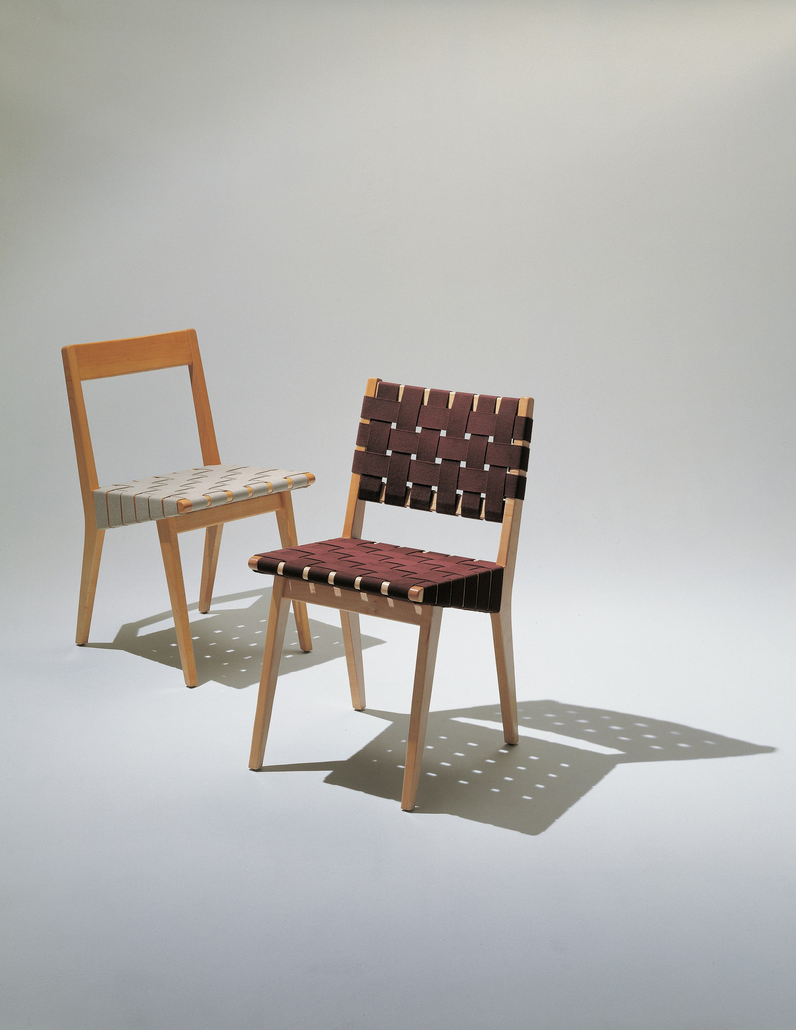 Knoll brown Jens Risom Side Chairs