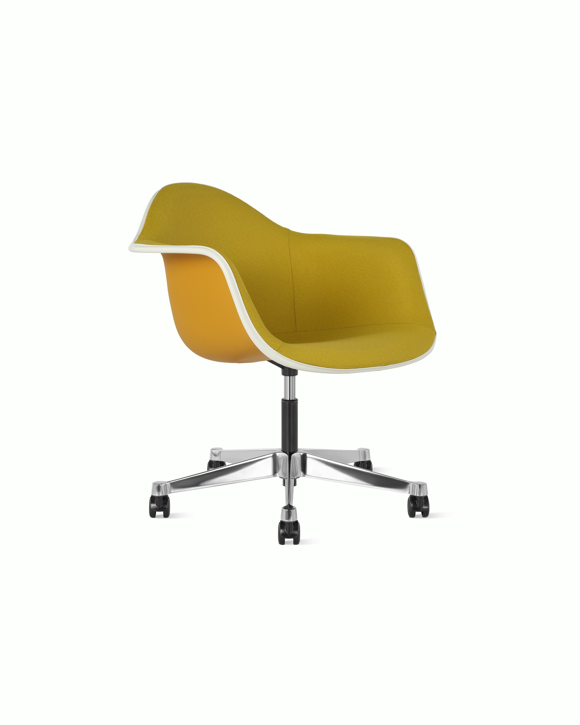 Eames Upholstered Molded Plastic Task Armchair