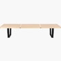 Nelson Platform Bench Nelson Platform Bench, Wood Base