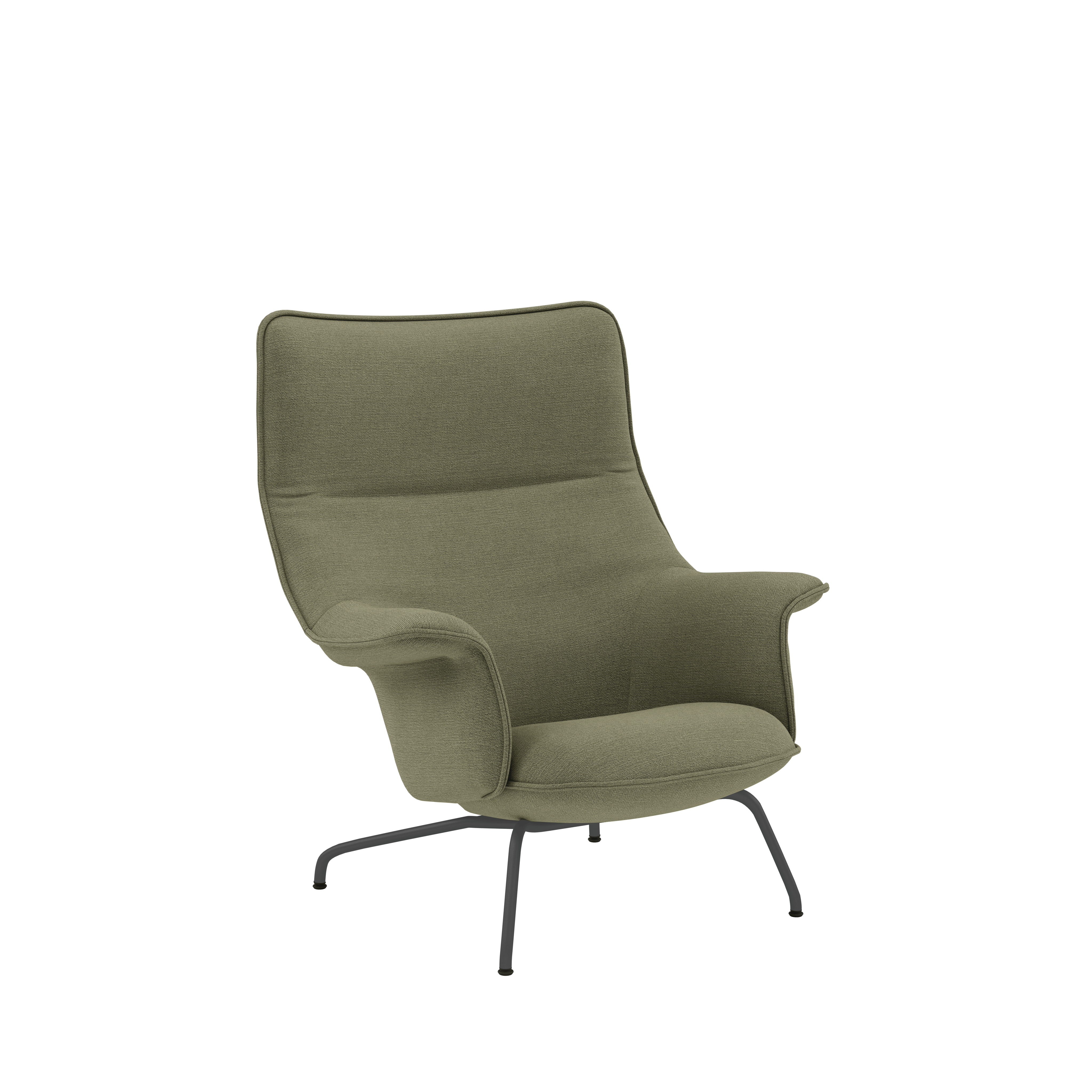 Doze Lounge Chair- Ocean 21,  Anthracite Black Legs