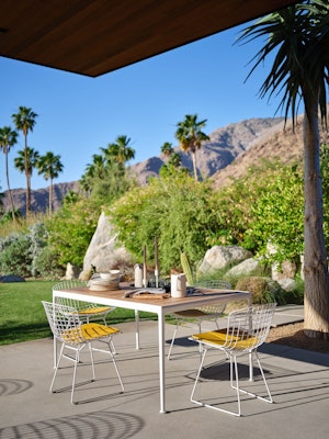 1966 Dining Table Bertoia Side Chair