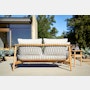 Crosshatch Outdoor Settee