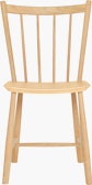 An oak J 41 Side Chair viewed from the front